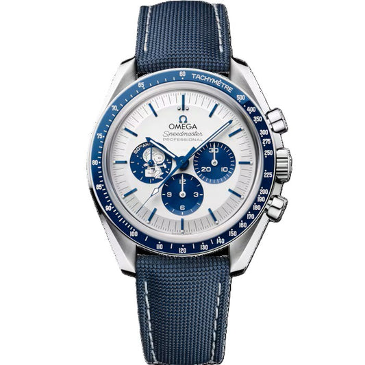 42MM SPEEDMASTER SILVER SNOOPY AWARD 50TH ANNIVERSARY
