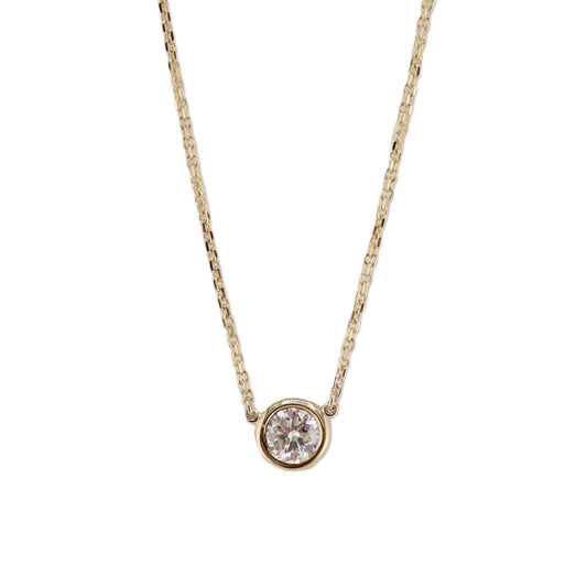 Diamonds-by-the-Yard Collection Solitaire Pendant