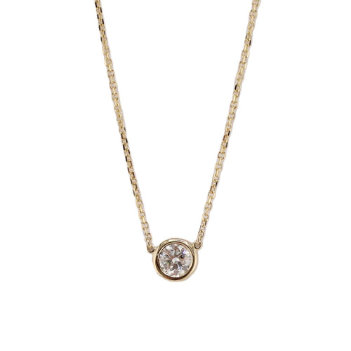 Diamonds-by-the-Yard Collection Solitaire Pendant