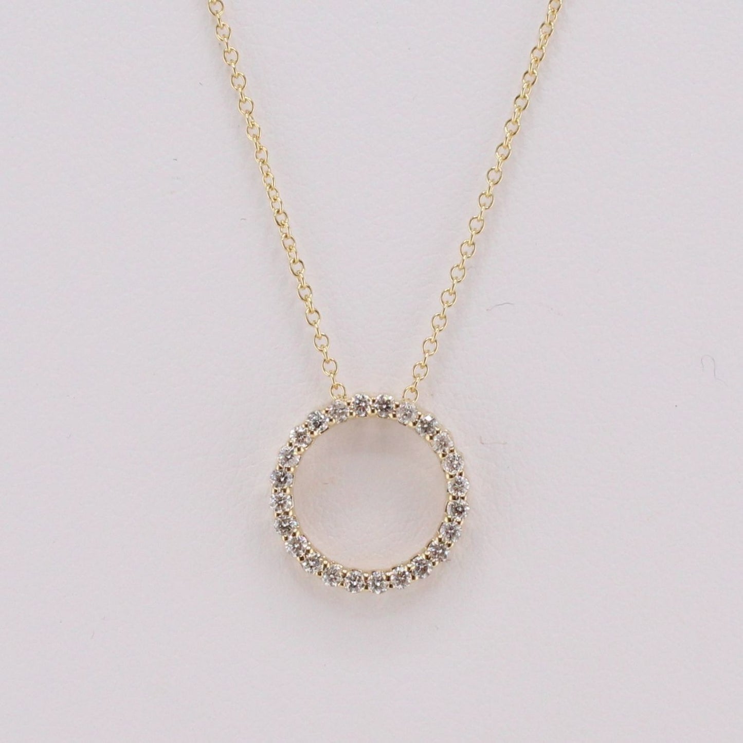 Diamond Circle Pendant