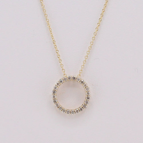 Diamond Circle Pendant