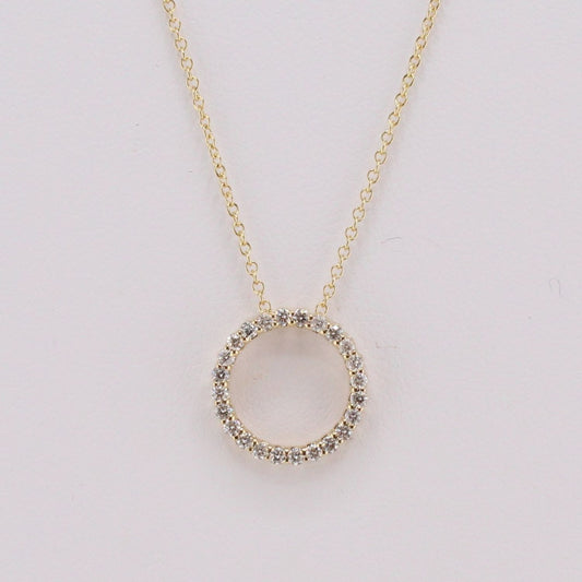 Diamond Circle Pendant