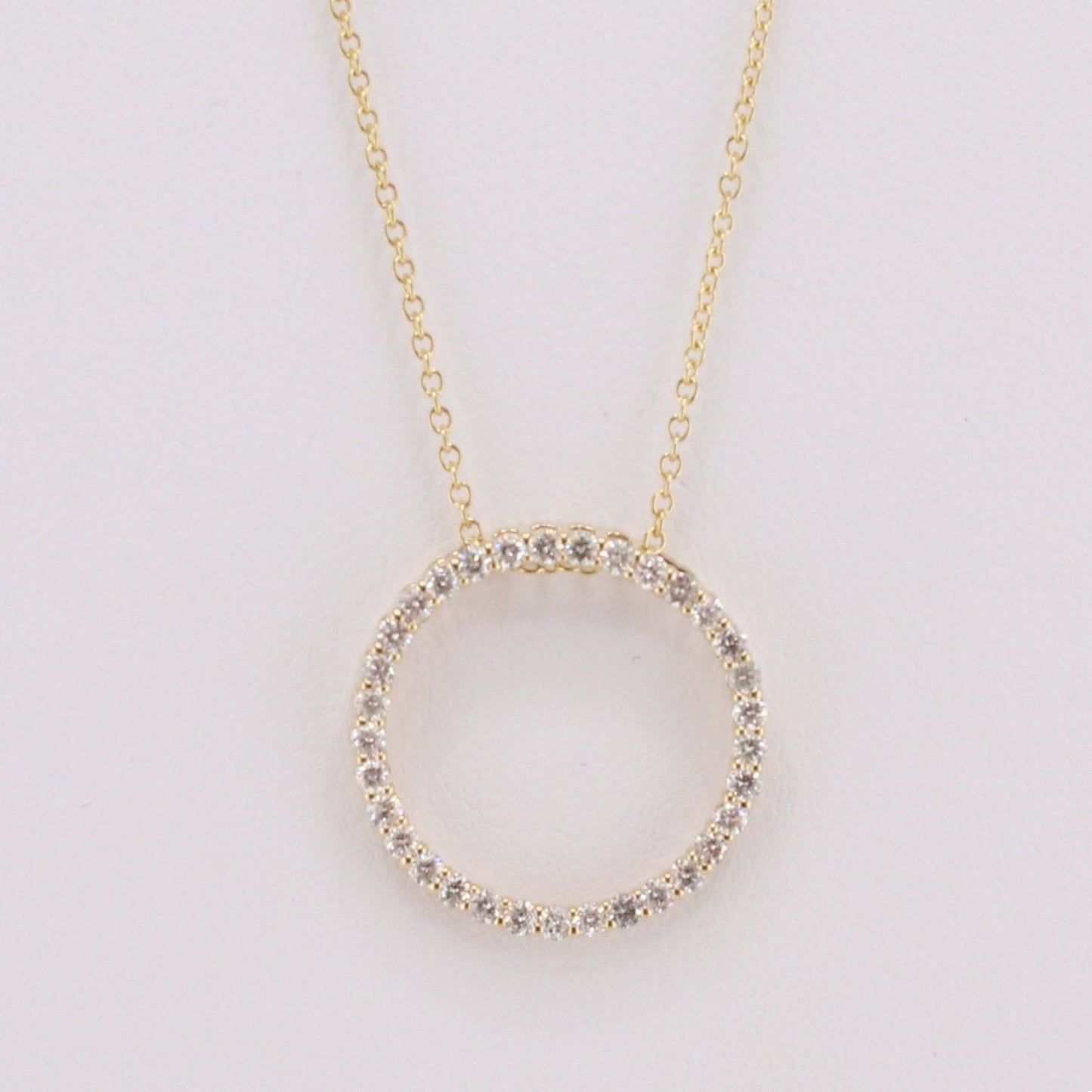 Diamond Circle Pendant