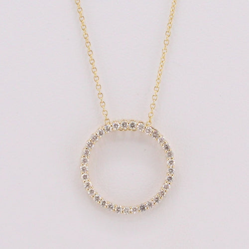 Diamond Circle Pendant