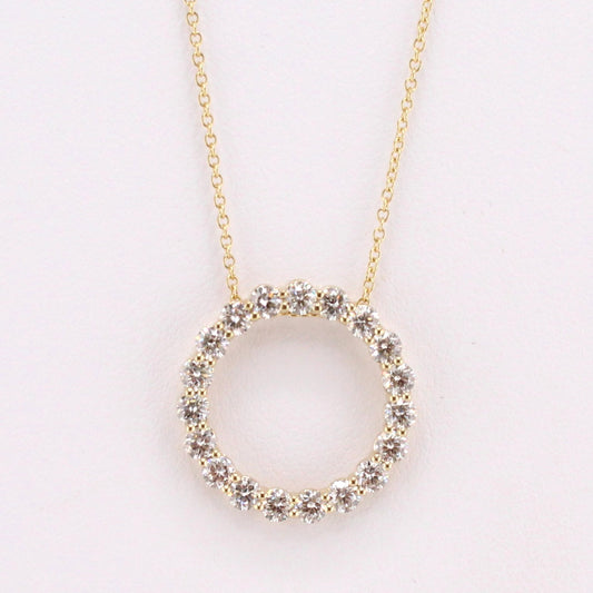 Diamond Circle Pendant