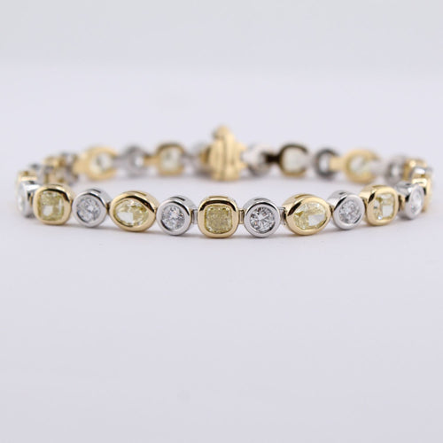 Fancy Yellow Diamond Braceclet