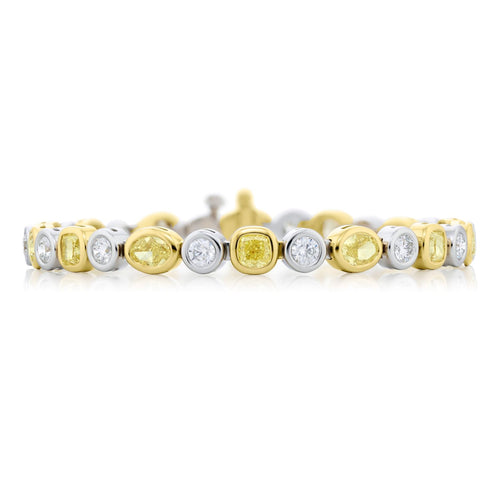 Fancy Yellow Diamond Braceclet