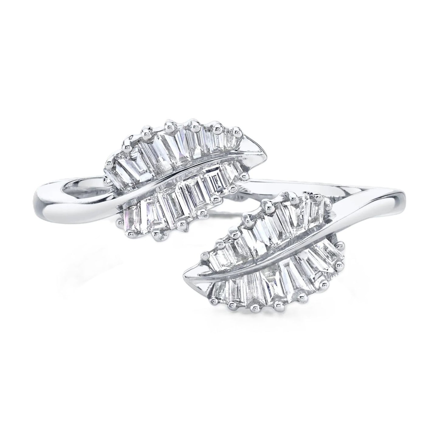 Everyday Luxe Small Diamond Palm Leaf Ring