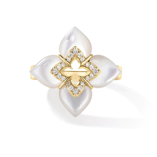 Venetian Princess Collection Mother -of-Pearl & Diamond Ring