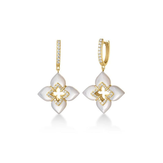 Venetian Princess Collection Mother-of-Pearl & Diamond Drop Earrings