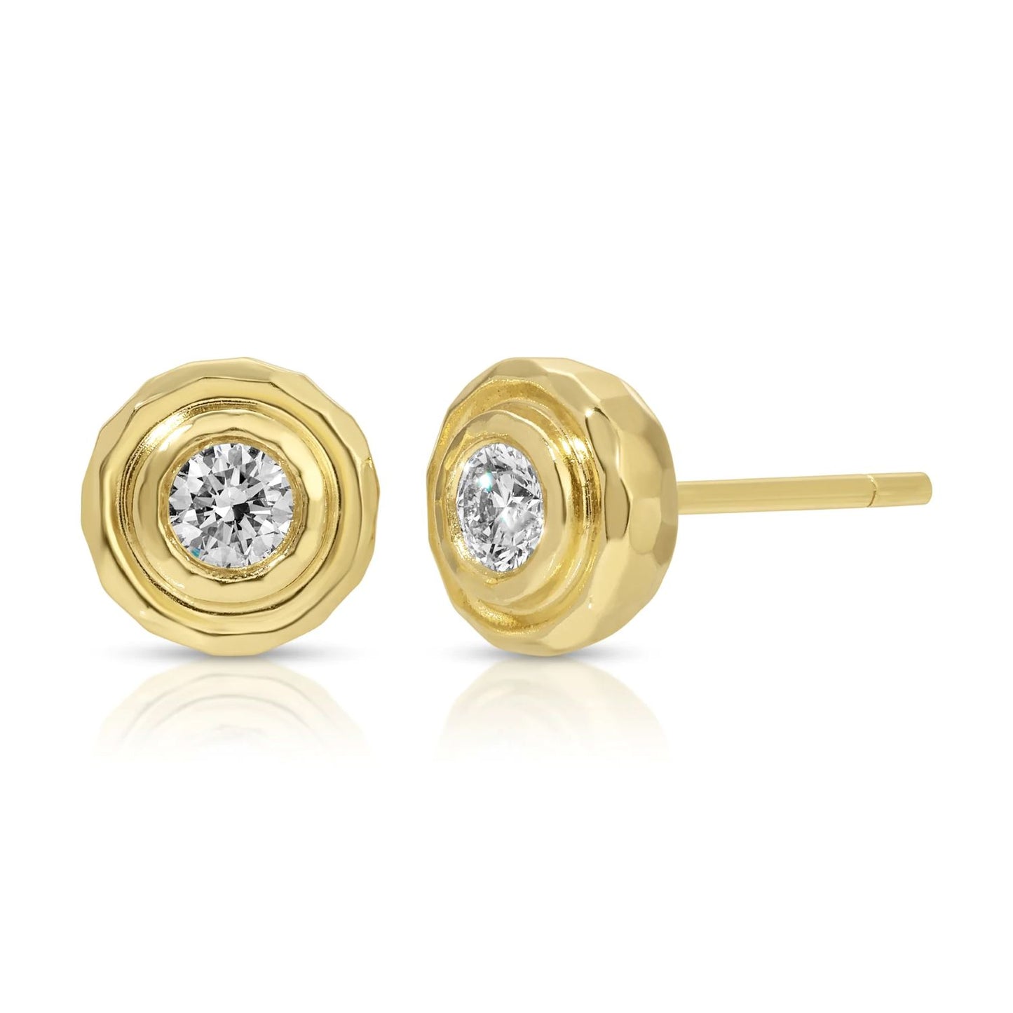 Mosaic Collection Diamond Stud Earrings