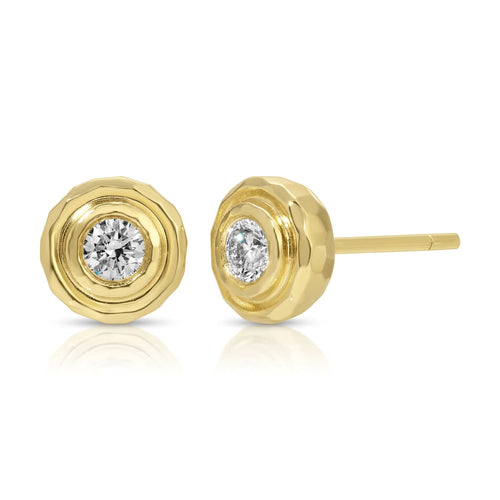 Mosaic Collection Diamond Stud Earrings