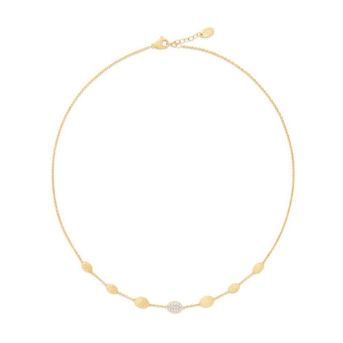 Siviglia Collection Daimond Small Bean Necklace