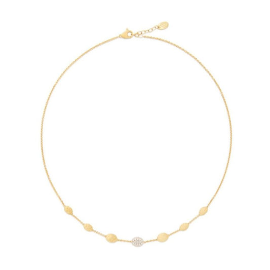 Siviglia Collection Daimond Small Bean Necklace