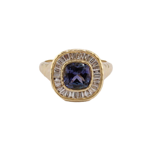 Tanzanite & Diamond Ring