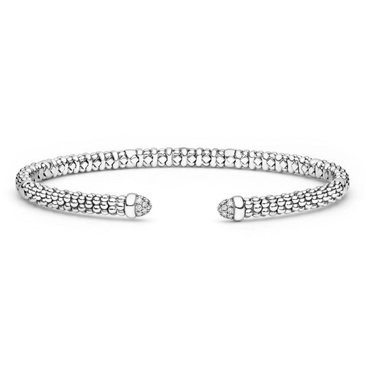 Signature Caviar Mini Versa Torque Bracelet