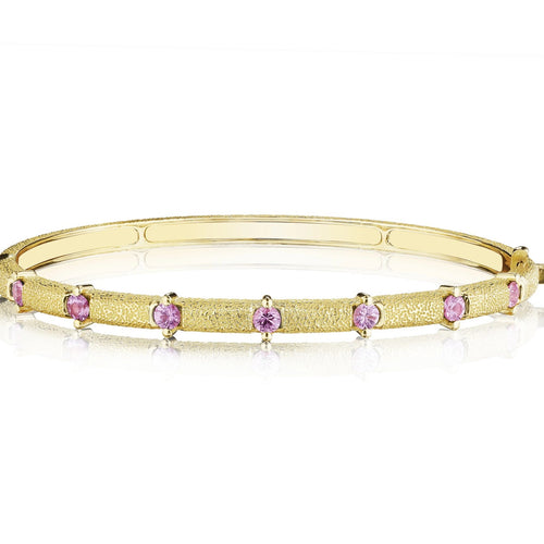 Amulet Collection Pink Sapphire Bangle