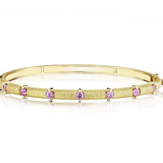 Amulet Collection Pink Sapphire Bangle