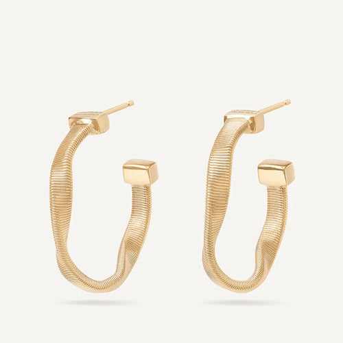 Marrakech Twisted Huggie Hoops