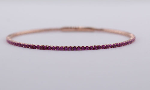 Pink Sapphire Bangle