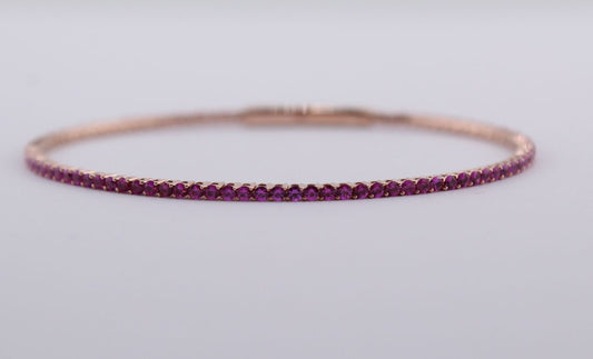 Pink Sapphire Bangle