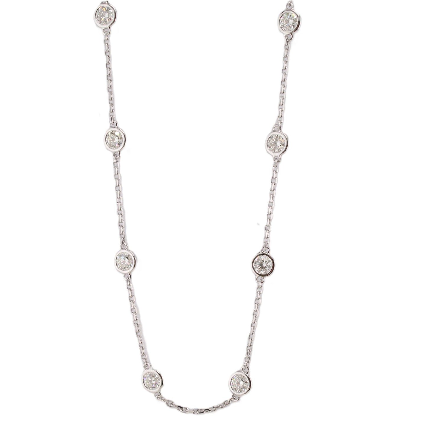 Diamond Station Necklace