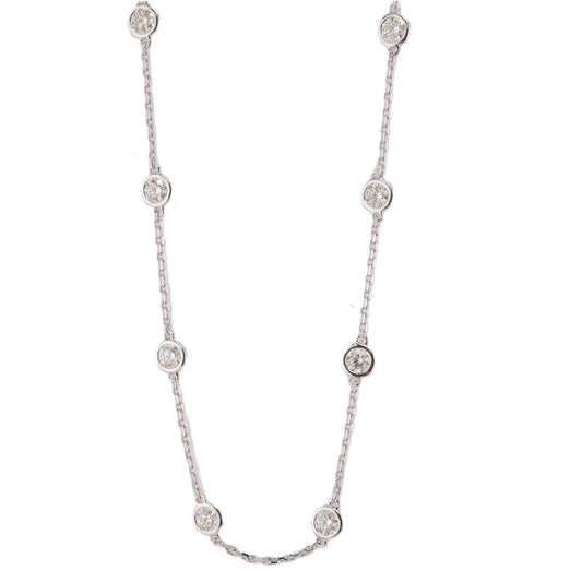 Diamond Station Necklace