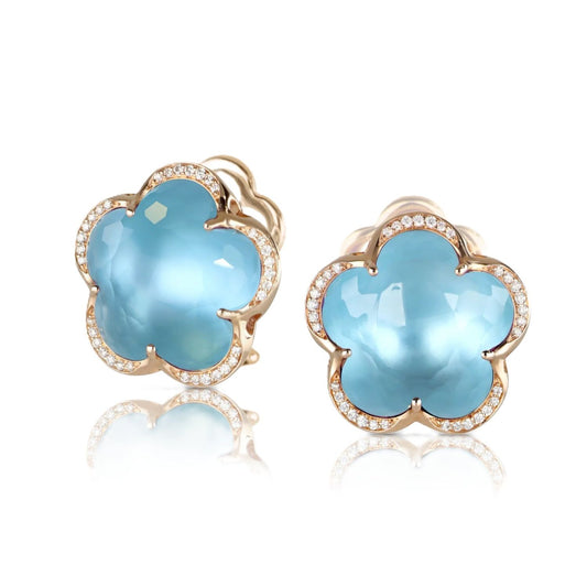 Bon Ton Collection Venus Blue Topaz Earrings