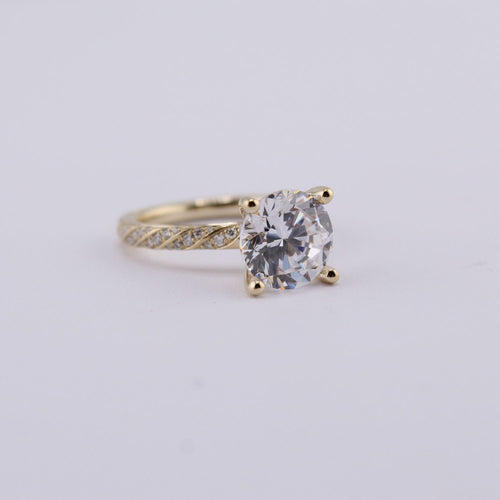Iconelle Spiral Engagement Ring-Odette