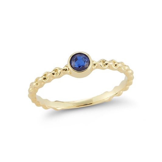 Nico Collection Blue Sapphire Ring
