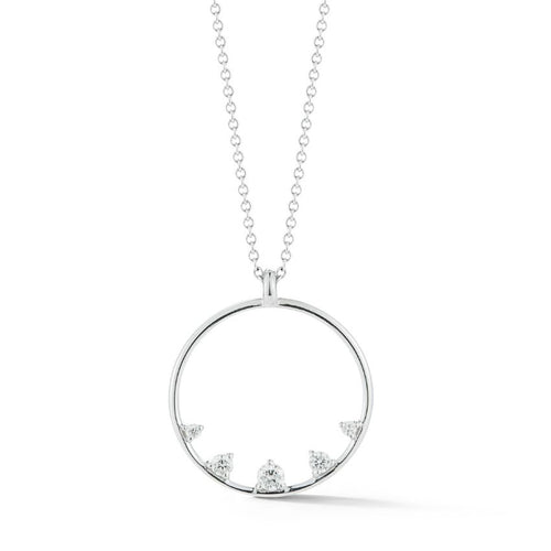 Venetian Collection Diamond Circle Pendant