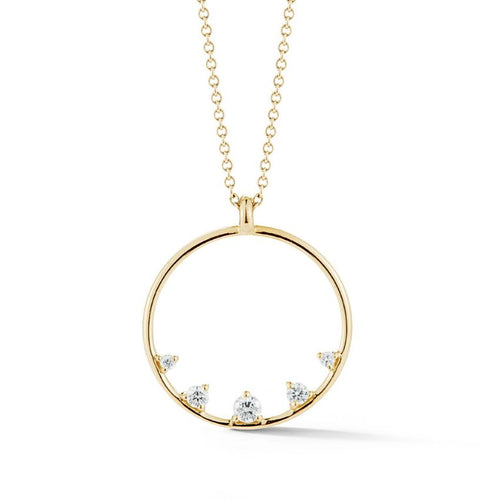 Venetian Collection Diamond Circle Pendant