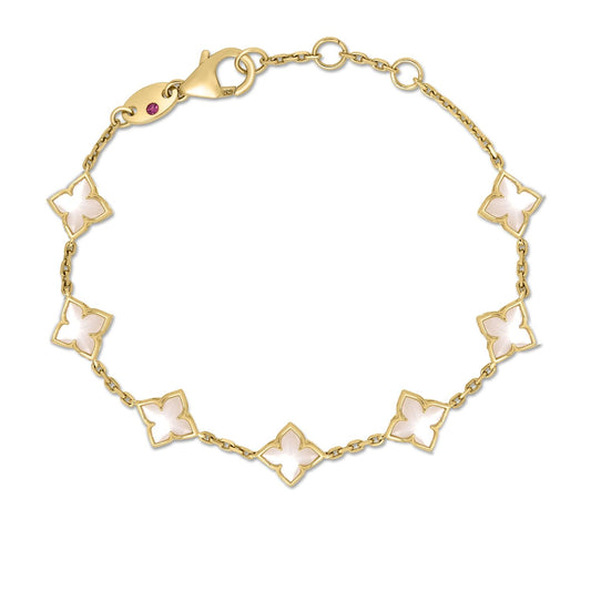 Venetian Princess-Carnival Collection Mother-of-Pearl Station Bracelet