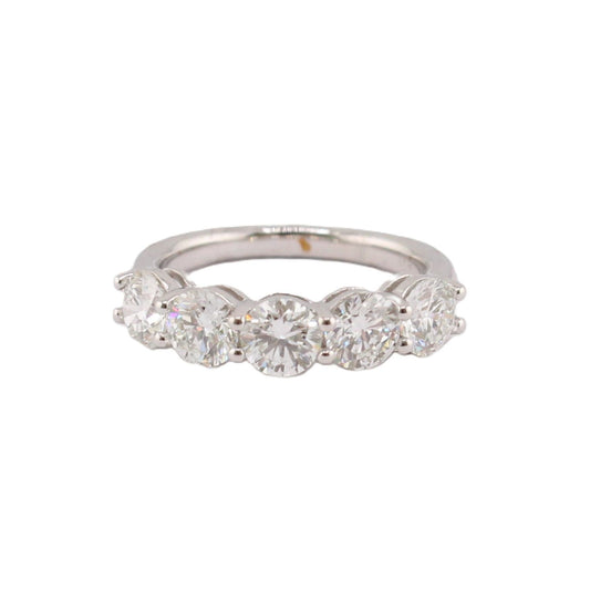 GIA Certified 5-Diamond Ring