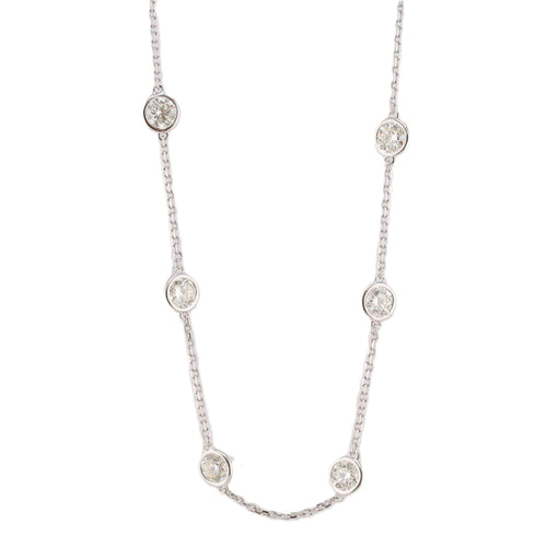 Diamonds=by-the-Yard Station Necklace