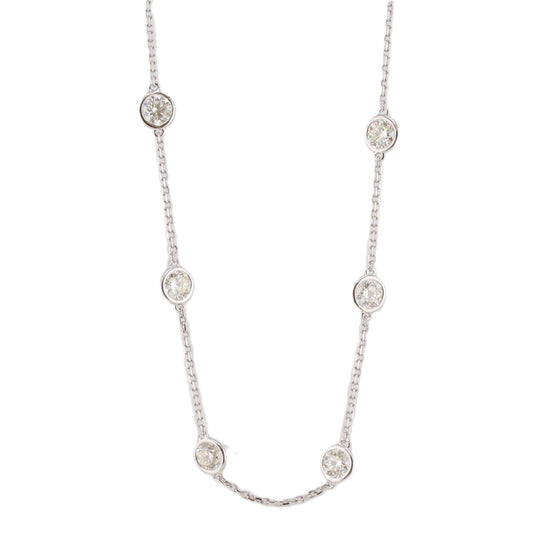 Diamonds=by-the-Yard Station Necklace