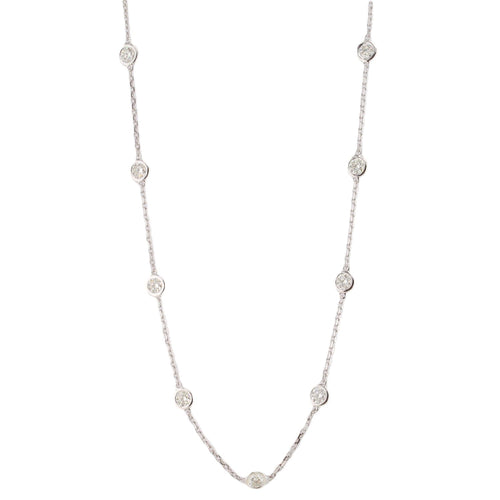 Diamonds=by-the-Yard Station Necklace