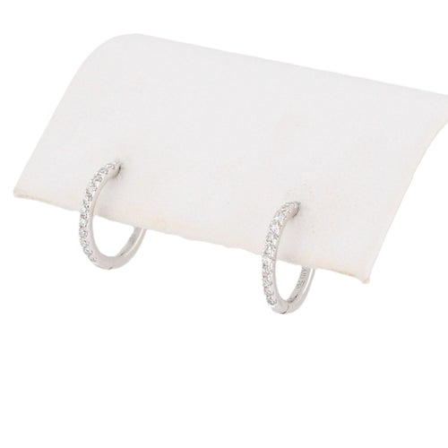 Diamond Round Huggies