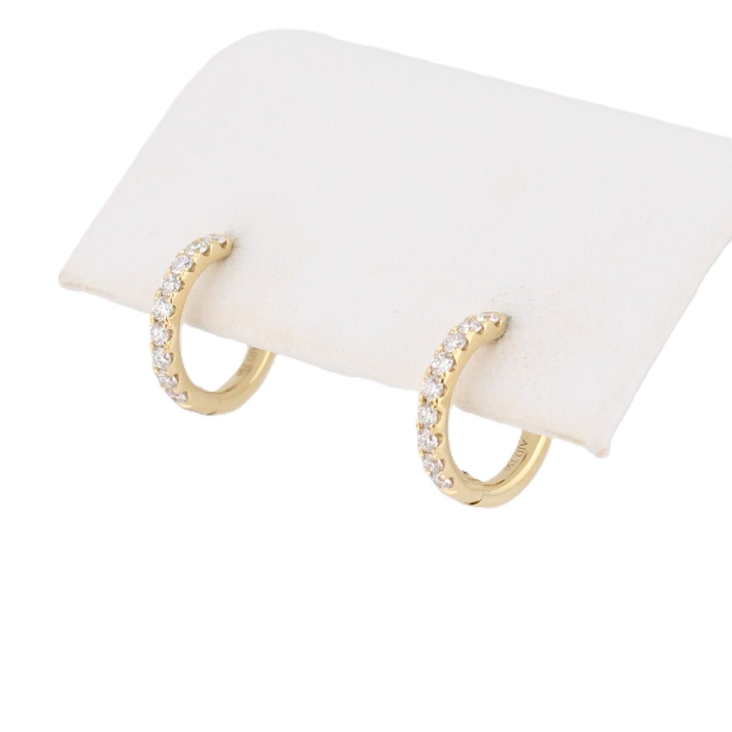 Diamond Round Huggies