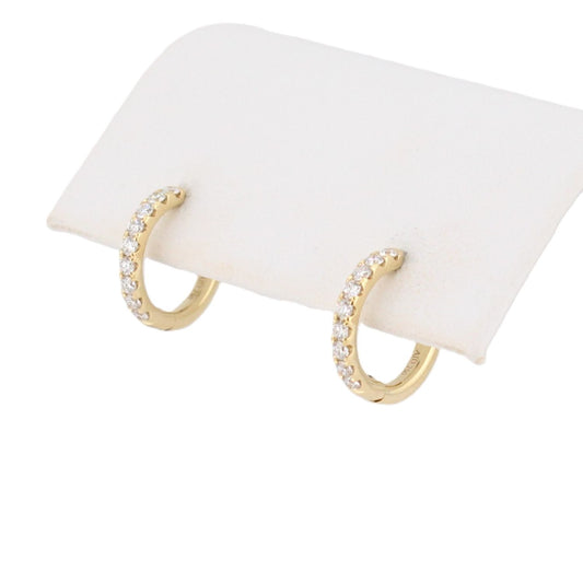 Diamond Round Huggies