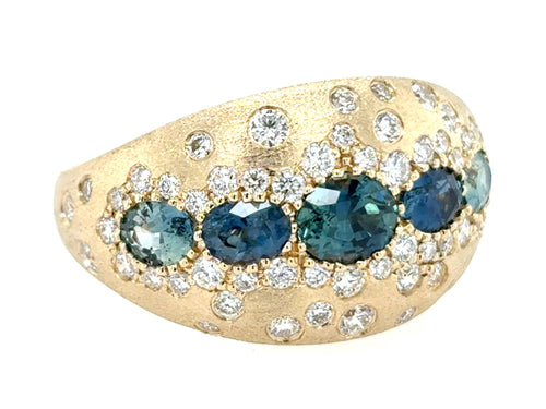 Montana Sapphire & Diamond Ring