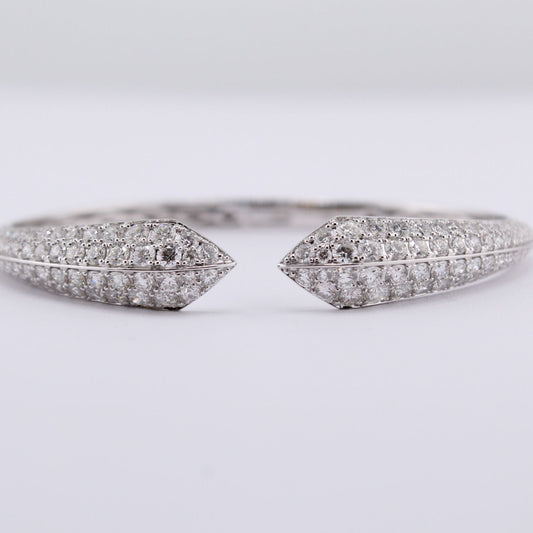 Hinged Diamond Bangle