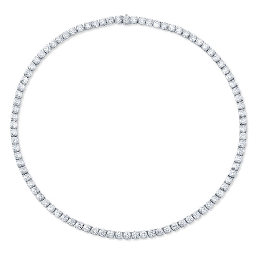 GIA Certified Diamond Line Necklace