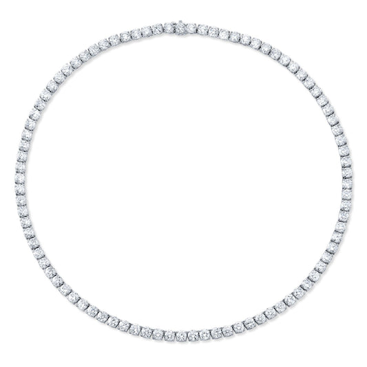 GIA Certified Diamond Line Necklace