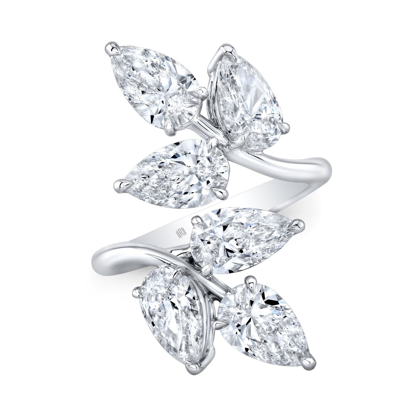 GIA Certified Diamond Branch Ring