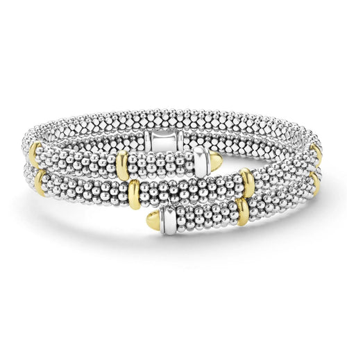 Signature Caviar Versa Wrap Bracelet