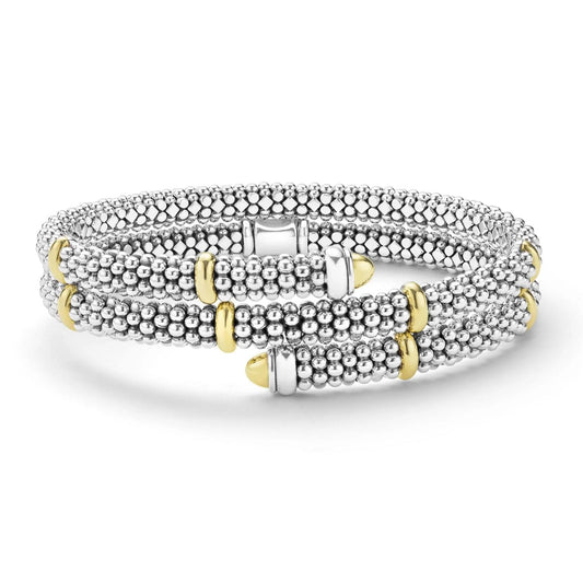 Signature Caviar Versa Wrap Bracelet
