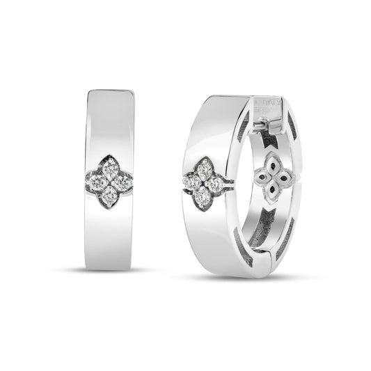 Love In Verona Diamond Accent Hoop Earrings