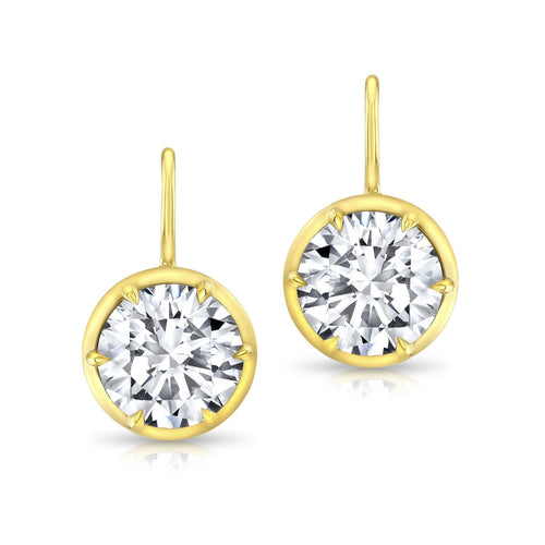 Round Cut Elizabeth Earrings
