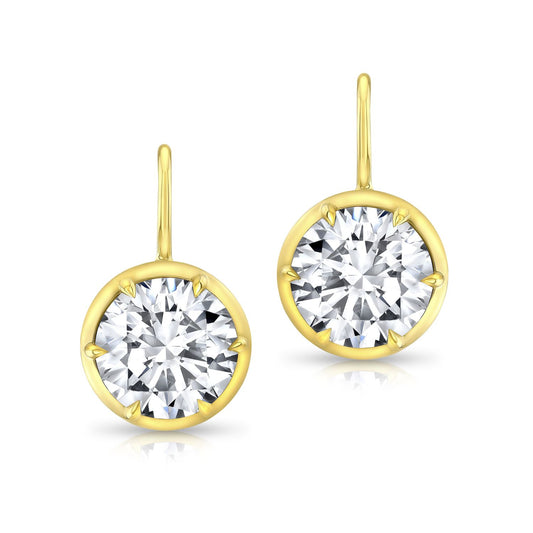 Round Cut Elizabeth Earrings